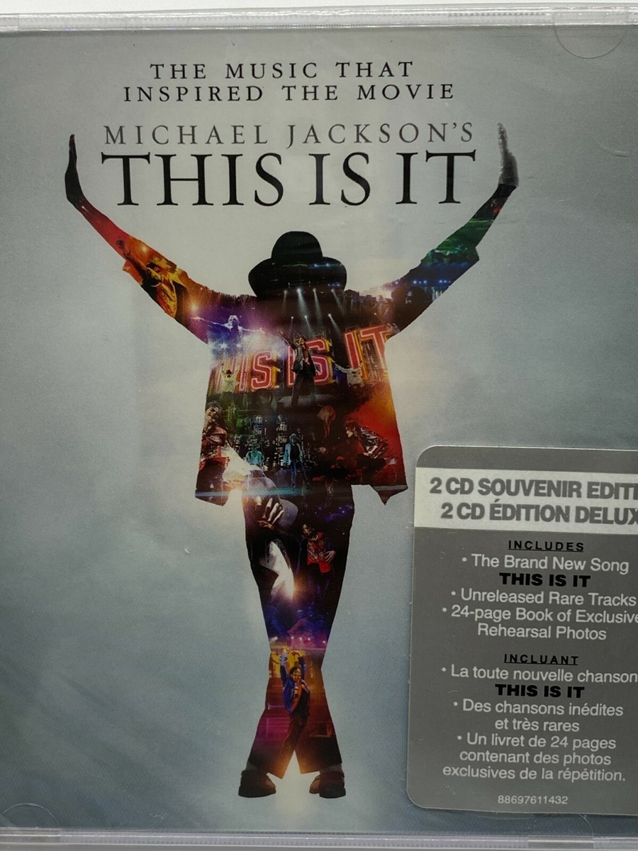 Michael Jackson THIS IS IT 2 Discs Souvenir Edition JAPAN CD New