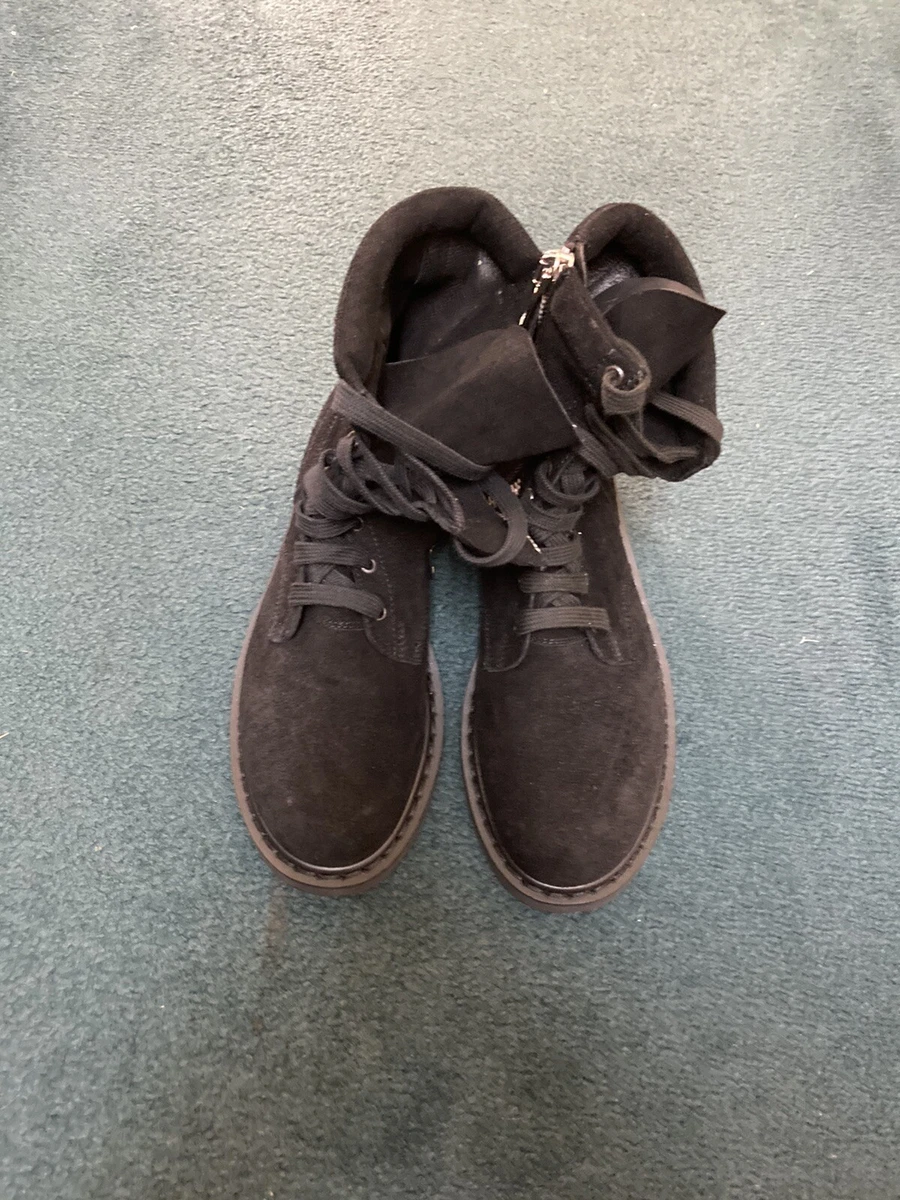 Rick owens lace up hiking boots top