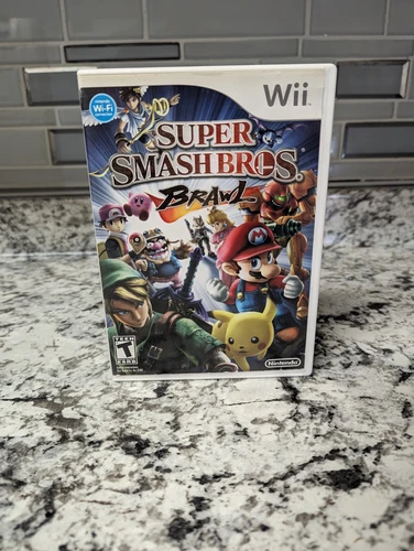 Super Smash Bros. Brawl (Nintendo Wii, 2008) Complete In Box Tested