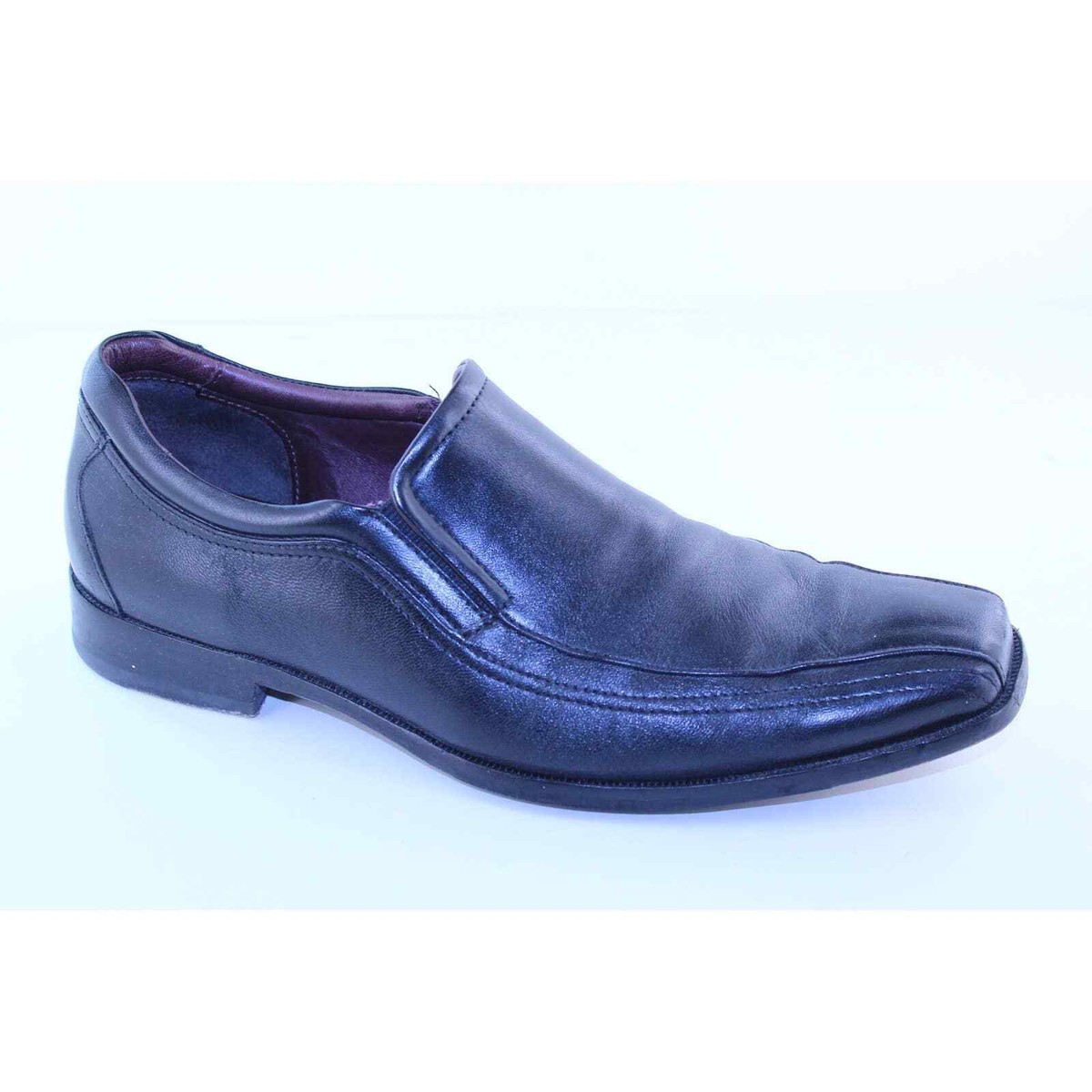 Johnston & Murphy Men\'s Black Leather Slip-On Dress Shoes size 8.5 M Men main image 2