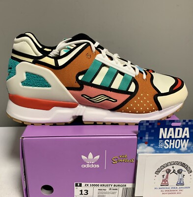 🍔adidas ZX 10000 x The Simpsons A-ZX Series - Krusty Burger