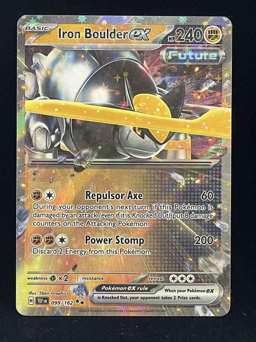 Iron Boulder ex 099/162 - Pokemon TCG Temporal Forces (2024 Iron Boulder ex 099/162 - Pokemon TCG Temporal Forces (2024