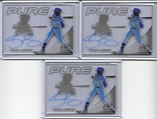 2014 Leaf Trinity Draft PURE Glass Darnell Sweeney Charcoal Auto RC Phillies