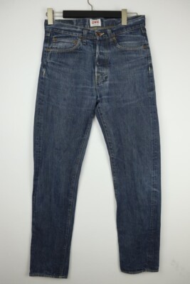 EDWIN JAPANESE Wash Denim ED-49 REGULAR RELAXED Jeans W30 L32 Button Fly