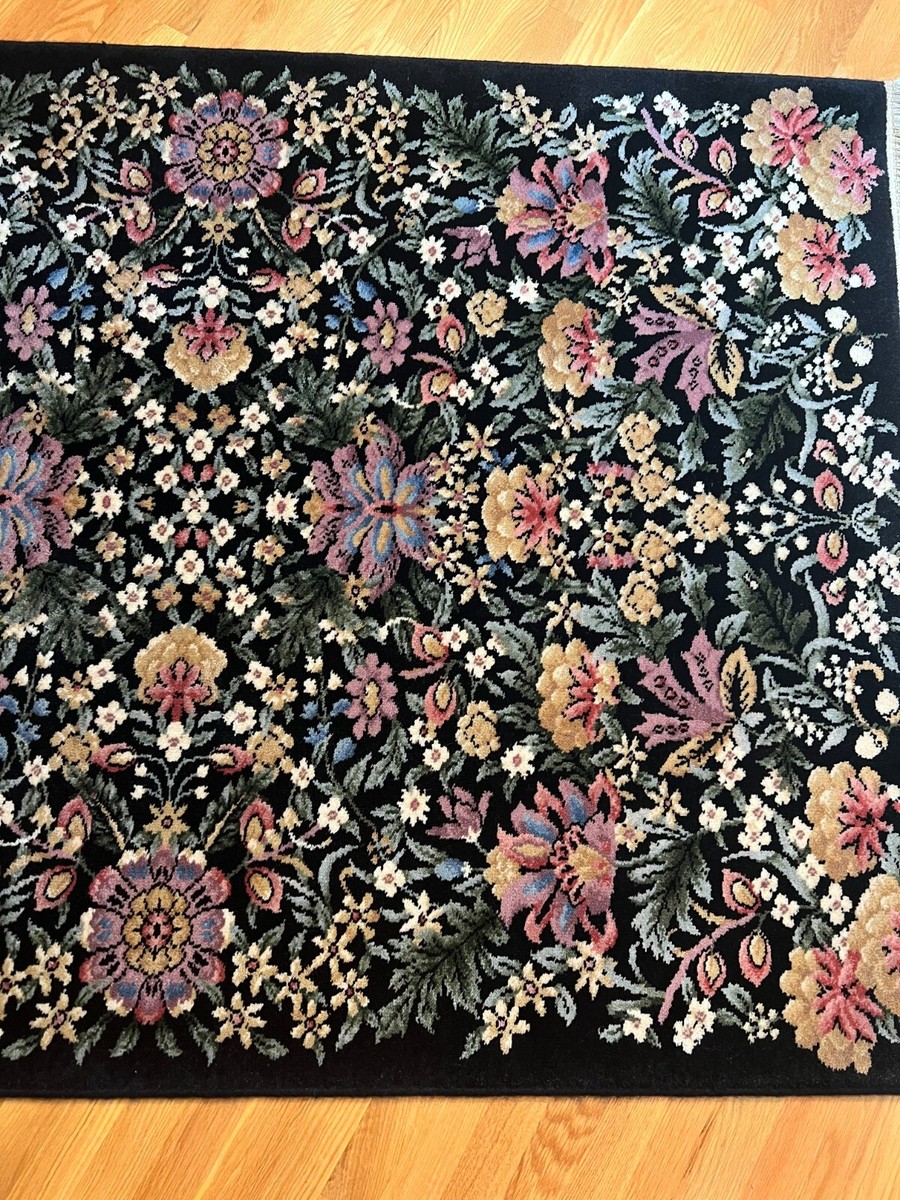 Rare Karastan Rug Garden of Eden 509 - 9200 Flower Garden 4'3 X 6