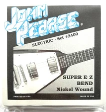 John Pearse Guitar Strings Electric Super EZ Bend 09-42 Nickel Wound