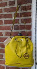Michael Kors Jules Bucket Bag Apple Green w/Dust Bag and Tags Unused