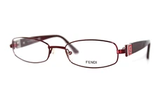 FENDI WOMENS F905 519 BURGUNDY EYEGLASSES FRAMES 52 x 19 x 130