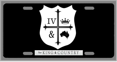 L@@K! King and Country License Plate -Vanity Auto Tag