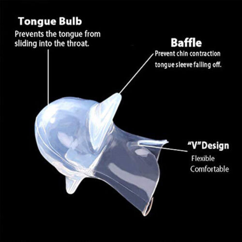 Tongue Anti Snoring Medical Silicone Anti Snore Device Apnea Aid Tongue Reta FT - Bild 4 von 8