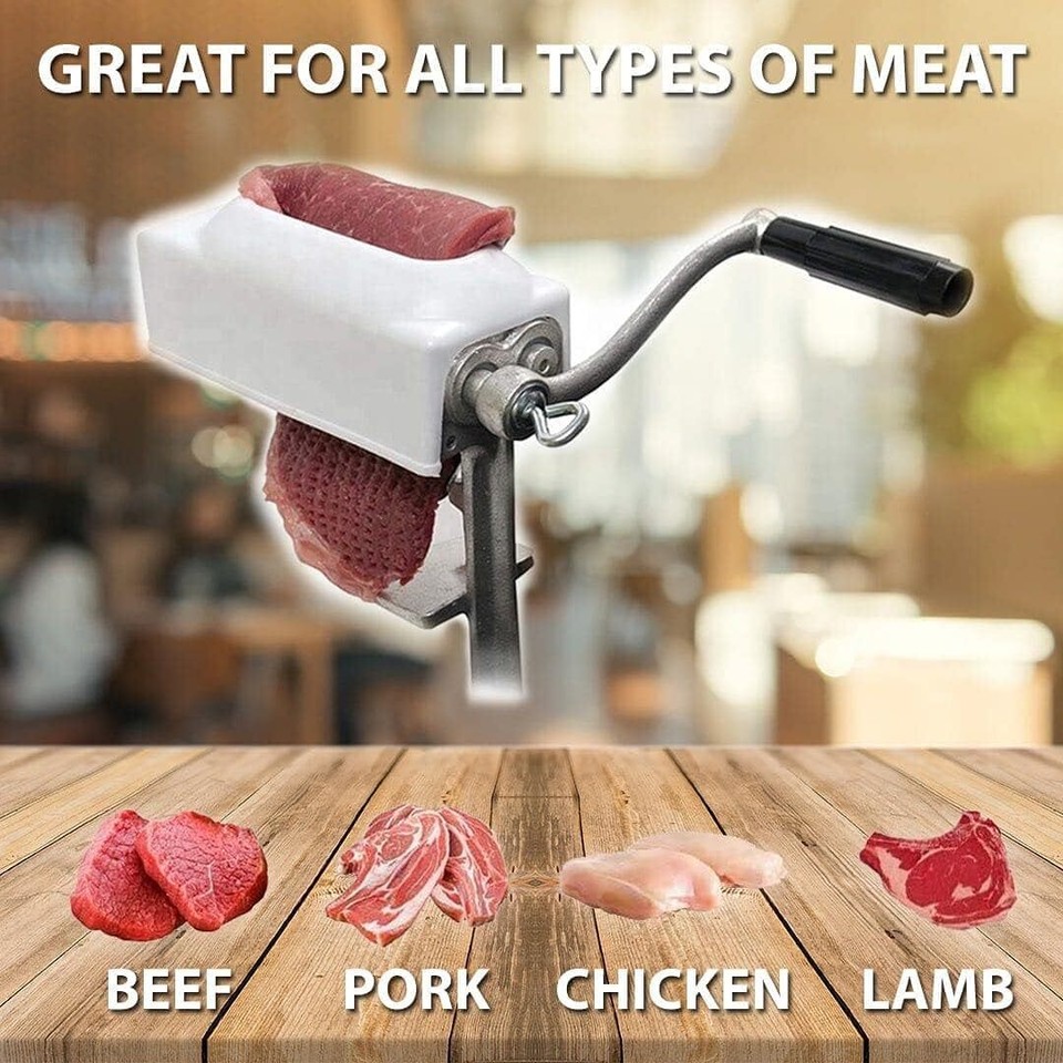 Meat Flatter Meat Tenderizer Cuber Heavy Duty Steak Flatten Tool Meat Commercial ...