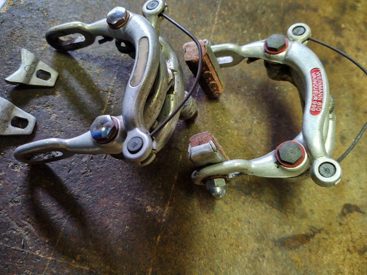 Weinmann 610 Vainqueur 999 Centerpull Brakes Vintage - Front and