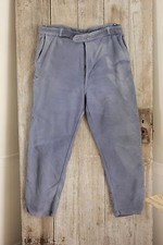 Vintage Jeans Pants French travaille bleus Work wear denim blue 40 inch waist