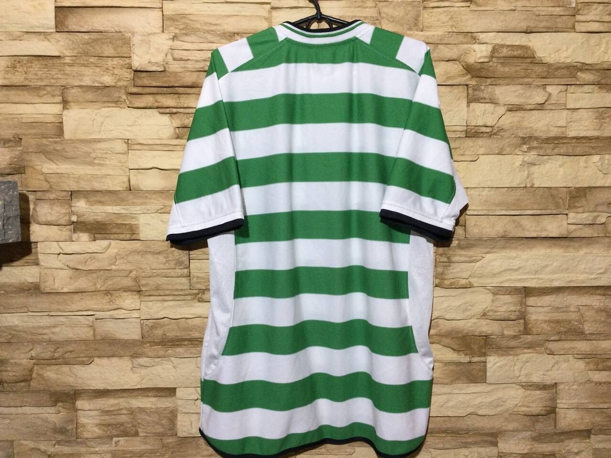 Celtic FC Umbro ストライプシャツ 長袖 2001-03 Celtic FC Umbro ストライプシャツ 長袖 2001-03