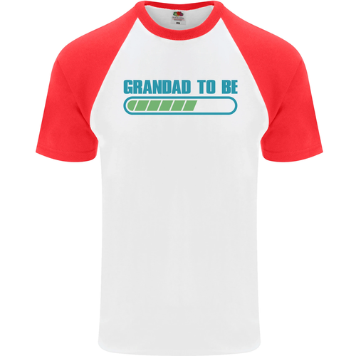 Grandad to Be Newborn Baby Grandparent Mens s/S Baseball T-Shirt - Picture 31 of 43