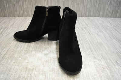 nando waterproof black suede