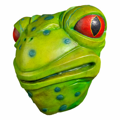 Umbrella Academy Agent KG Beast Frog Toad Halloween Costume Overhead Latex Mask