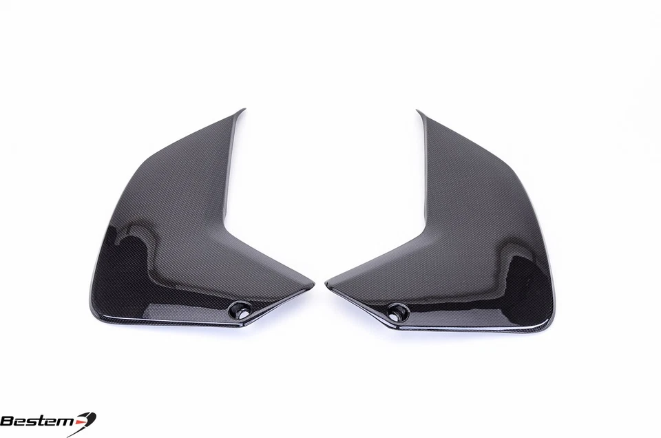 Carenado lateral de fibra de carbono Ducati Multistrada 1200 2010-2014 cubierta de panel de ala Foto 2 de 4