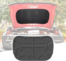 For 2021-2025 Ford Bronco Hood Insulation Pad Mat Sound Deadening Pad Engine