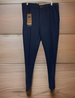 Mos Mosh Gallery Skinny Trousers 33x30 Slim Fit Davies Williams Pant Navy Nwt