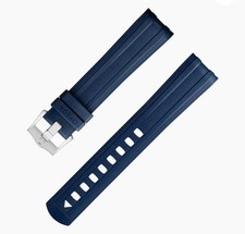 OMEGA Seamaster 300 Blue Rubber Silicone Watch Strap Band 20mm