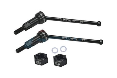 GPM für ARRMA-1/18 4WD GRANITE 4140 MEDIUM CARBON STEEL REAR CVD DRIVE SHAFTS&AL