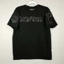Pro Standard Luxury Collection Sacramento Kings 3BK Tee M Black Crew Neck NBA