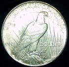 1925-P Peace Dollar: Vibrant & Frosty "Orange Peel" Luster; Great Grade — photo 2