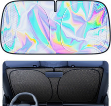 5-Layer Reflective Windshield Sunshade for Cars - Universal Fit Sun Protector wi