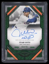 2025 Topps Tier One #T1A-JSO Juan Soto Autograph Green #/15