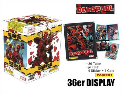 Deadpool Marvel Sticker Hybrid - 36er DISPLAY