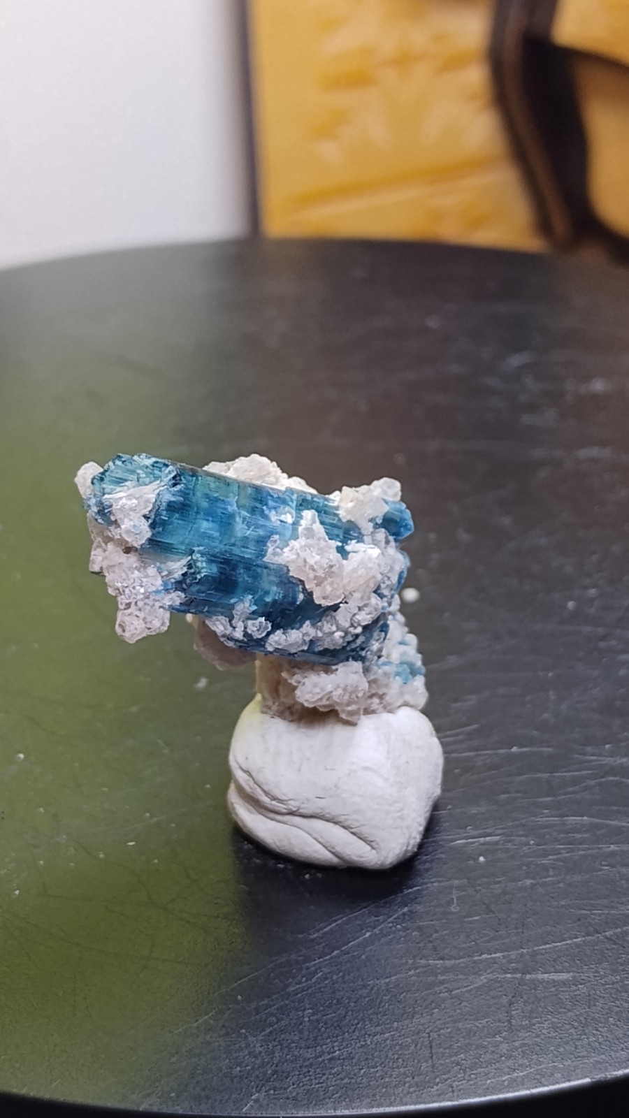 Paraiba Copper Bearing Tourmaline Brazil hollow Crystal Christmas Sale