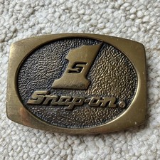 Vintage Snap On Tools Belt Buckle 1 Solid Brass SPP-557