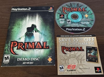 Primal Demo Disc + Sleeve Playstation 2 PS2 2003 Sony Computer Entertainment 
