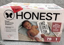 The Honest Company Clean Conscious Disposable Diapers Size 1 - 78 Count