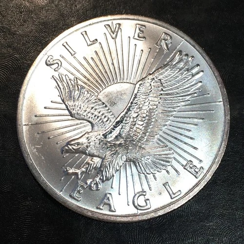 1oz Silver Bullion Classic Sunshine Minting Silver Eagle WE COMBINE SHIP #R746