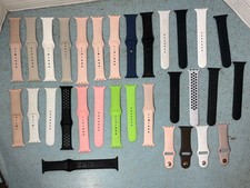 APPLE OEM ORIGINAL 38mm-44mm WATCH BANDS LOT OF 16 PAIRS  8 SINGLE BANDS