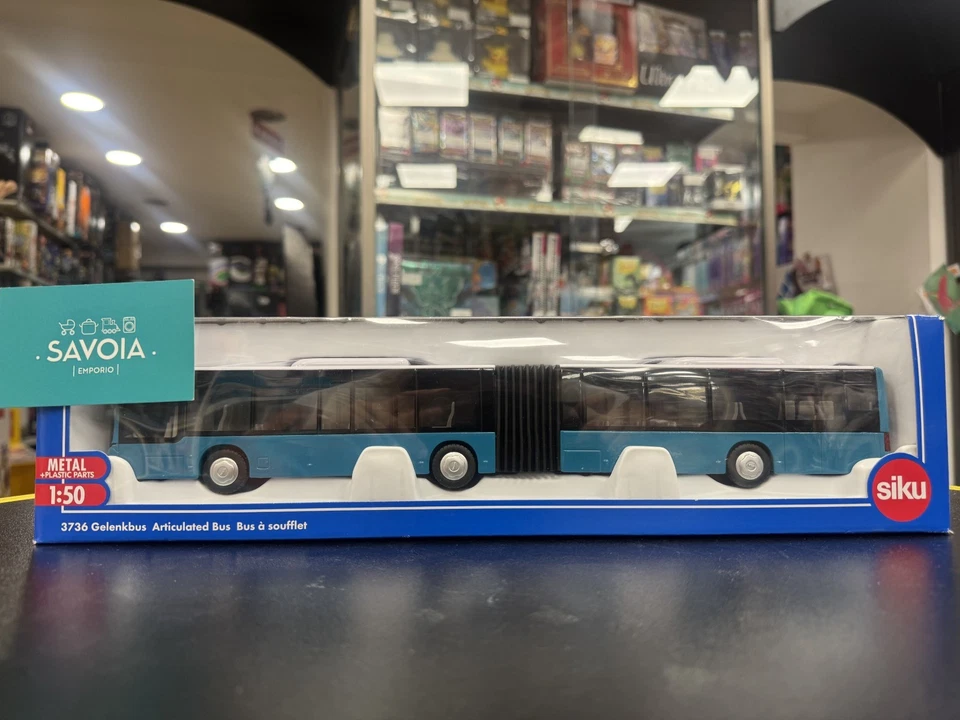 SIKU 3736 - modellino 1:50 -   AUTOBUS ARTICOLATO  - NUOVO - SIGILLATO - Immagine 2 di 4