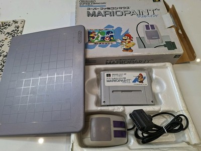 Mario Paint Mouse Controller Set Super Famicom Snes Nintendo - OVP NTSC-J Jap