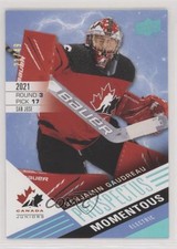 2021 Upper Deck Team Canada Juniors Electric Blue 21/49 Benjamin Gaudreau 04f2