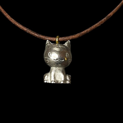 Metal Casted Full Metal Alchemist Cat Necklace Design