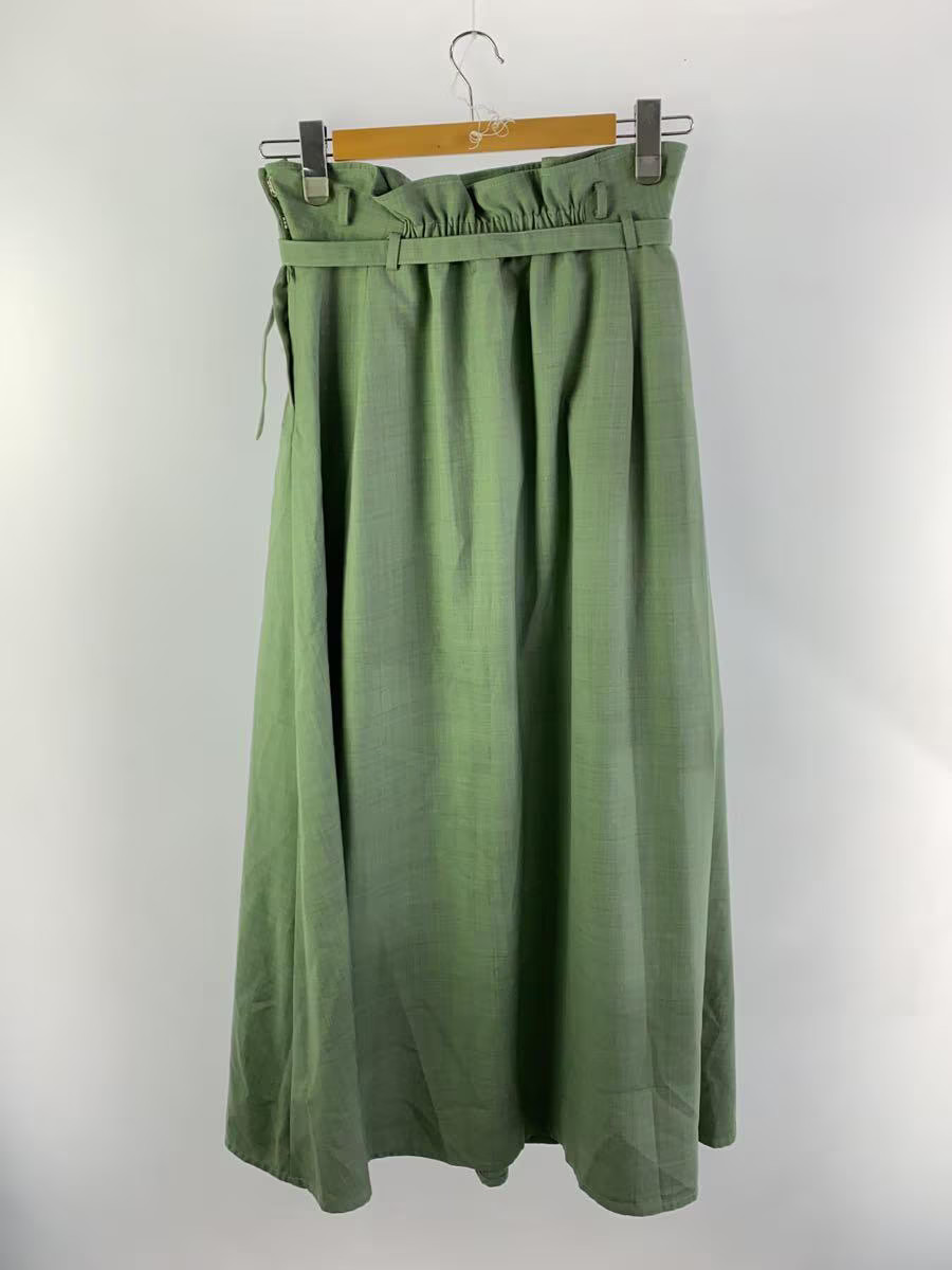 AMERI Long Skirt M Cotton GRN Solid 01110940290 - image 2