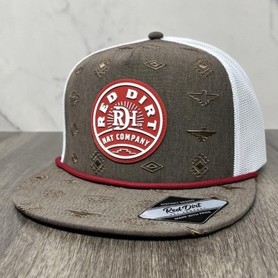 Red Dirt Hat Co The Ruins Classic Western Trucker Mesh Back Adjustable Snapback