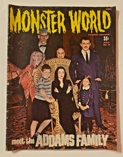 MONSTER WORLD MEET THE ADDAMS FAMILY ISSUE JULY 1966! GREAT COLLECTORS ITEM!!