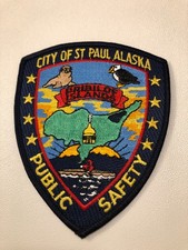 St. Paul Alaska Public Safety Patch Police Fire Sheriff