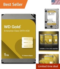 WD Gold 1TB Internal Hard Drive - 7200 RPM, Vibration Protection Technology