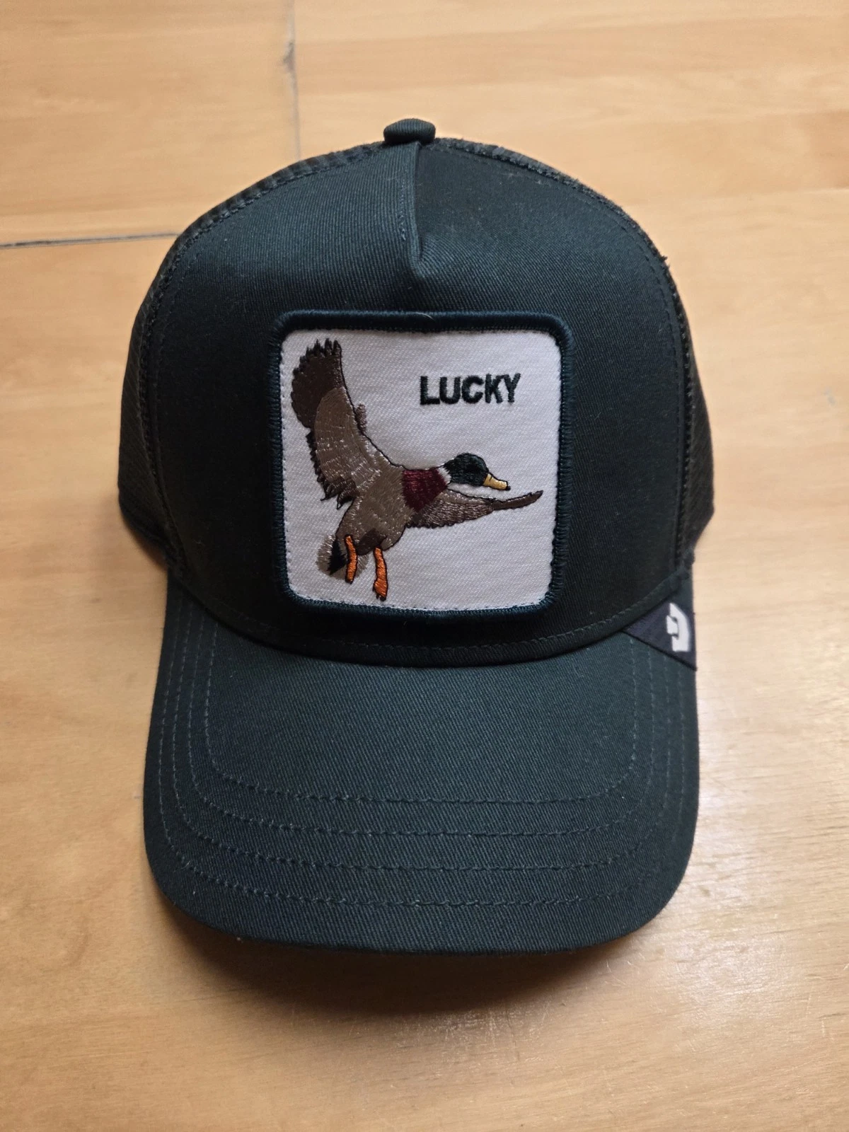 Goorin Bros Lucky Mallard Duck Trucker Hat Green Black Snapback Cap NWT FreeSH