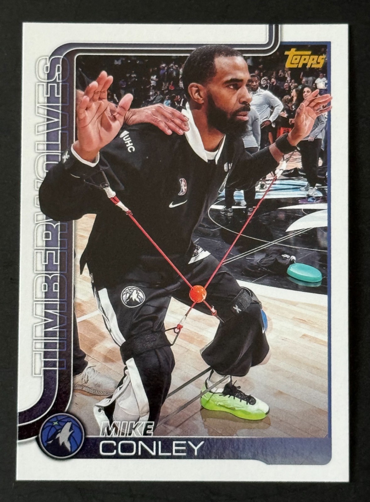 2025-26 Topps Basketball Mike Conley #112 Golden Mirror Image Variation