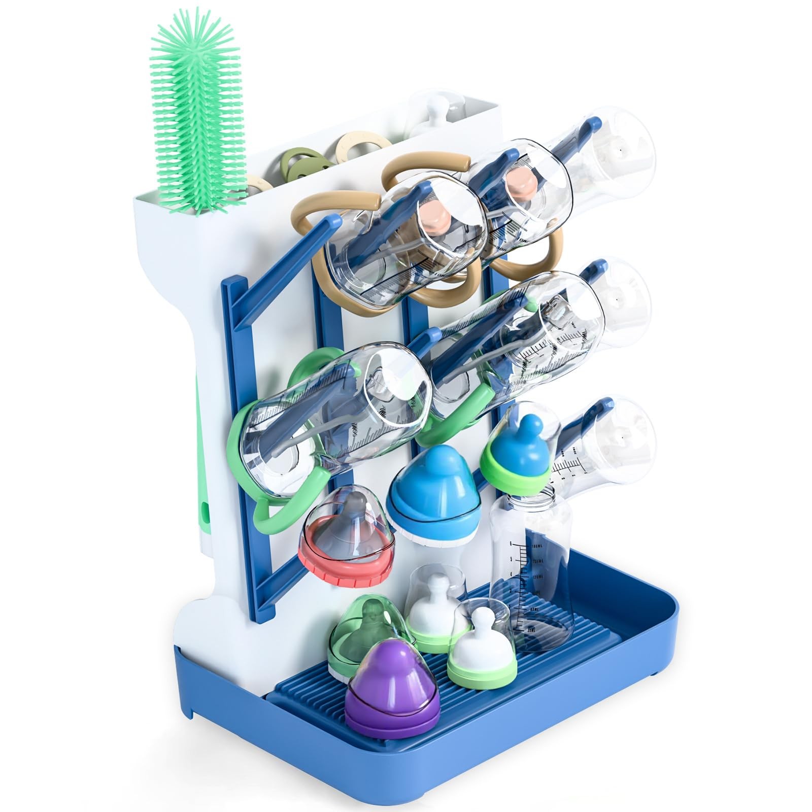 Porte biberon compact pour organiser le plan de travail de la cuisine familiale