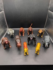 Vintage Zoo Jungle Safari Animals/ Figures - Lot of 10